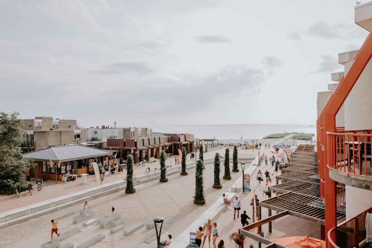 Stijlvol Appartement Op Strand Makkum Exteriér fotografie